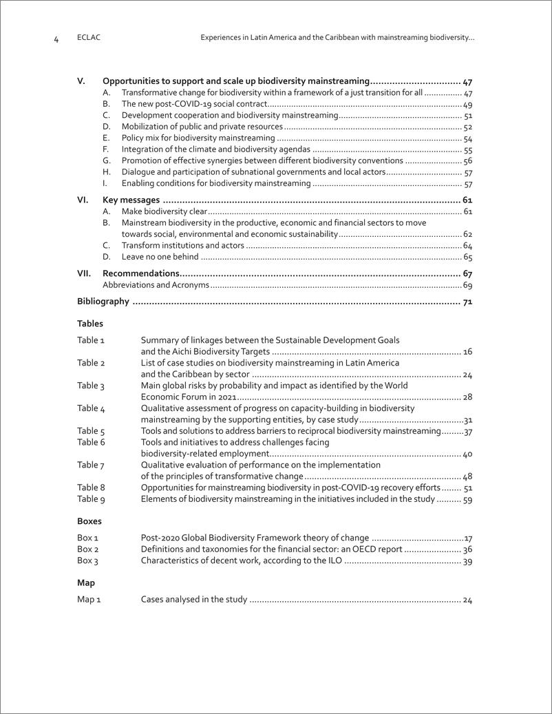 《拉丁美洲经济委员会-拉丁美洲和加勒比将生物多样性纳入生产、经济和金融部门主流的经验（英）-2022.12-79页》 - 第7页预览图