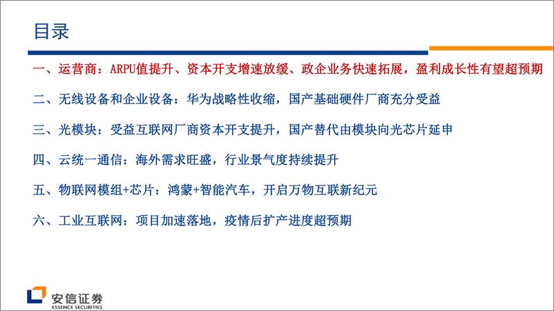 《通信行业：基础网络设备格局迎来历史性变化，AI+云物联带来新一轮行业景气周期-20210622-安信证券-25页》 - 第2页预览图