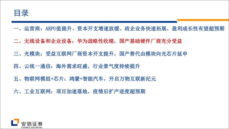 《通信行业：基础网络设备格局迎来历史性变化，AI+云物联带来新一轮行业景气周期-20210622-安信证券-25页》 - 第7页预览图