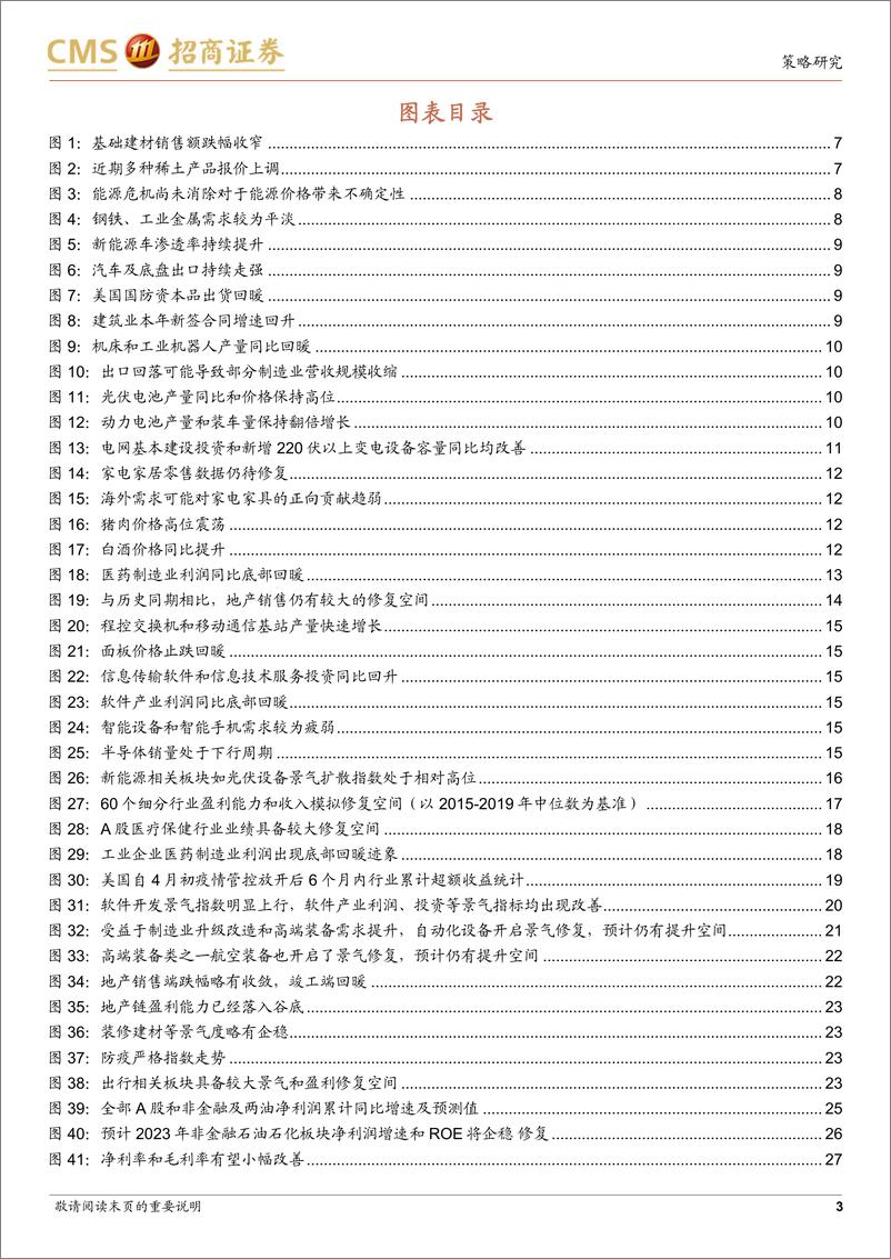 《A股2023年景气趋势和盈利展望：中下游行业景气扩散，企业盈利温和修复-20230112-招商证券-38页》 - 第4页预览图