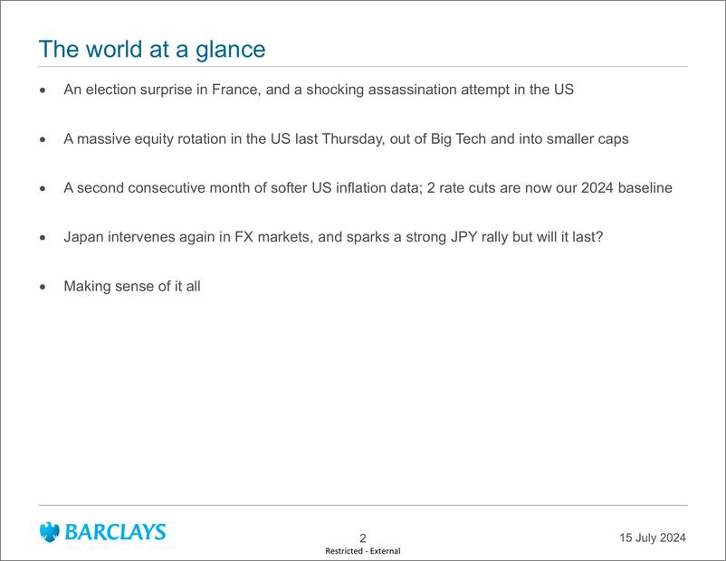 《Barclays_Global_Macro_Thoughts_Unsettling_times》 - 第2页预览图