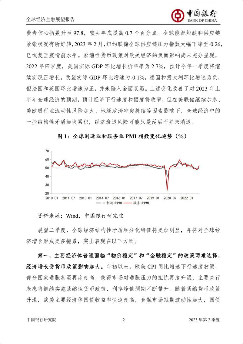 《中国银行-全球经济金融展望报告（2023年第2季度）-2023.4.3-62页》 - 第3页预览图