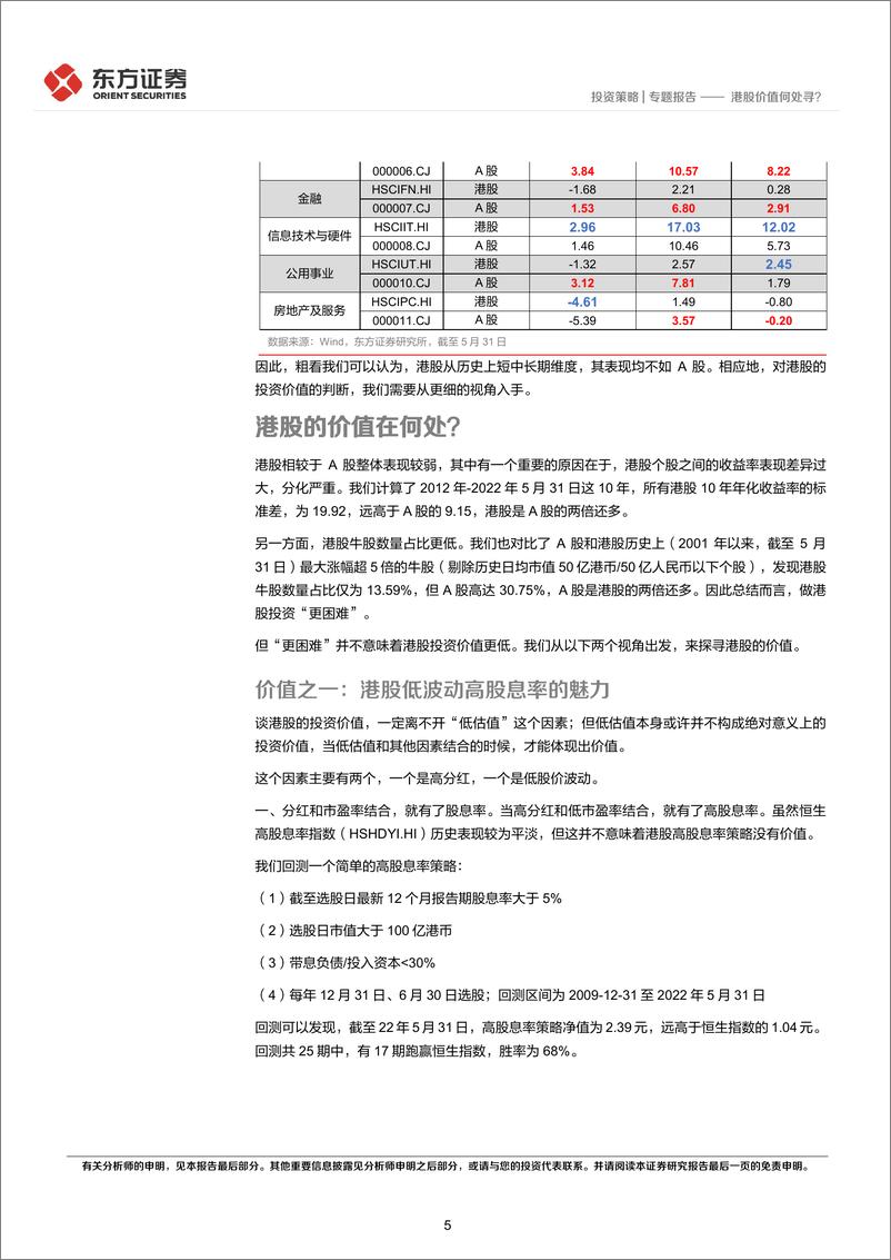 《港股投资HANDBOOK系列（4）：港股价值何处寻？-20220624-东方证券-20页》 - 第6页预览图