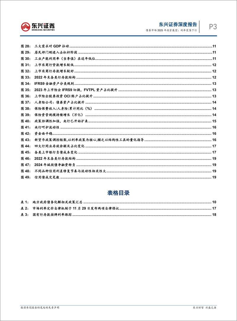 《债券市场2025年投资展望：利率震荡下行-241217-东兴证券-22页》 - 第3页预览图