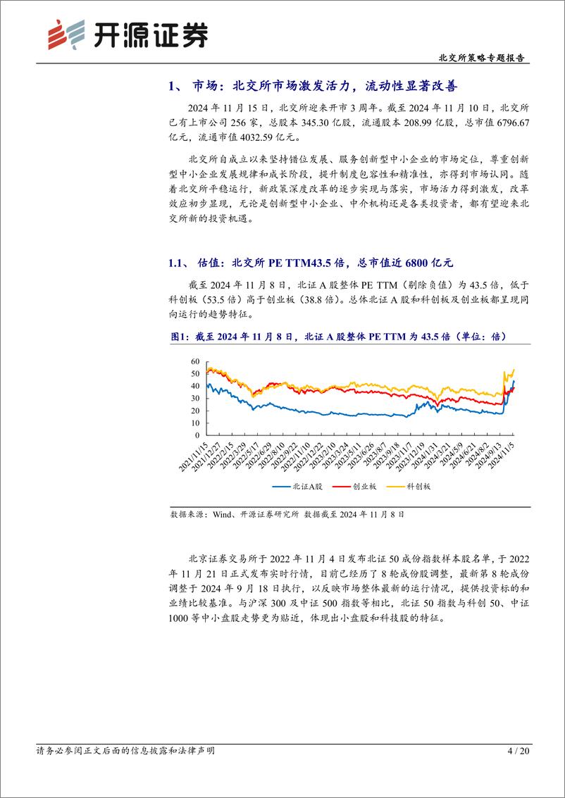 《北交所策略专题报告-北交所三周年回顾：健康市场初现，促新质生产力企业聚集-241112-开源证券-20页》 - 第4页预览图