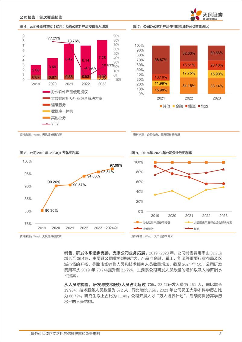 《达梦数据(688692)国产数据库龙头，信创助力“达梦”-240726-天风证券-24页》 - 第8页预览图