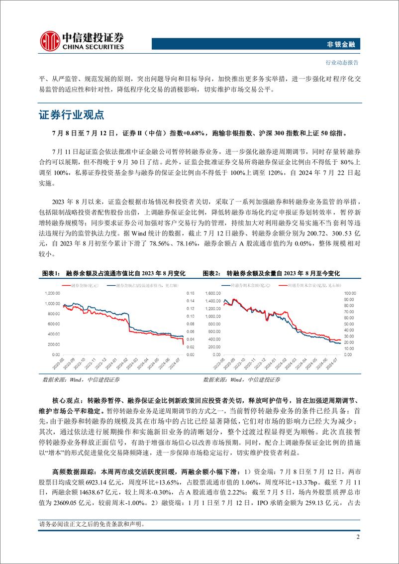 《非银金融行业：转融券暂停强化逆周期调节，有望提振市场信心-240716-中信建投-25页》 - 第4页预览图