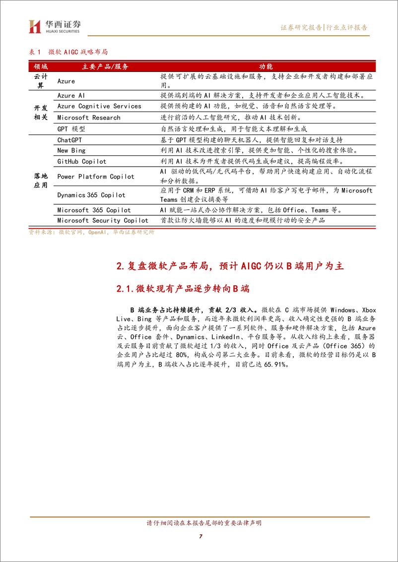 《华西证券：计算机-微软Copilot重新定义AI生产力和安全性》 - 第7页预览图