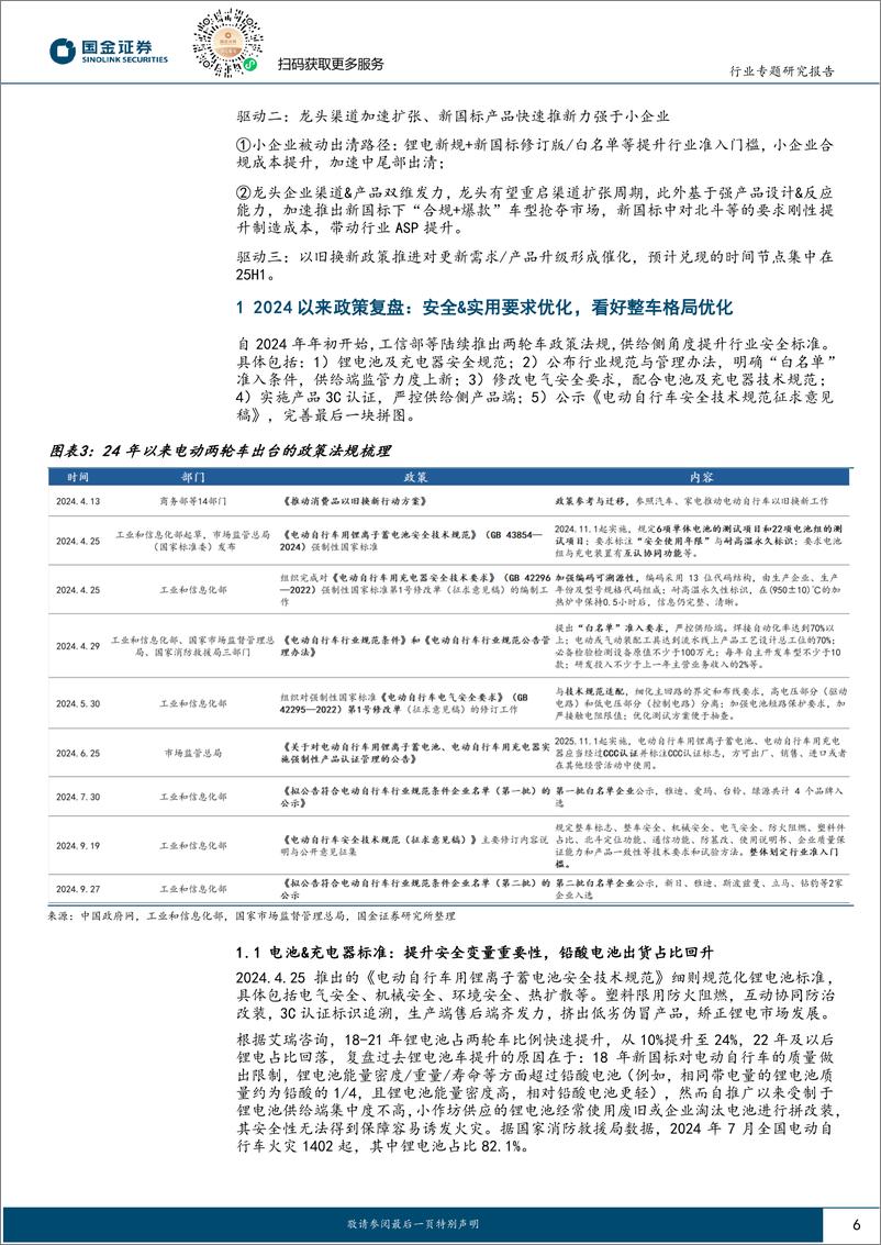 《其他轻工制造行业研究：电动两轮车核心矛盾解读专题-241202-国金证券-34页》 - 第6页预览图