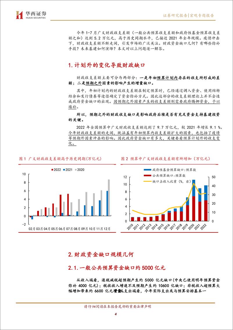 《基于财政收支状况的分析和预测：政策加码，基建投资回升几何？-20220903-华西证券-20页》 - 第5页预览图