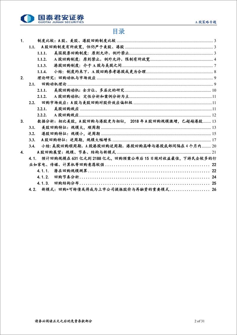 《A股策略专题：回购，影响A股定价框架的新变量-20190228-国泰君安-31页》 - 第3页预览图