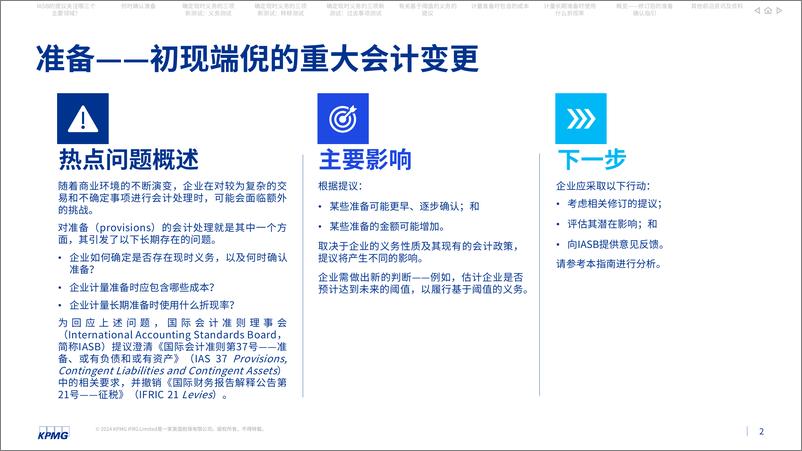 《2024准备初现端倪的重大会计变更指南》 - 第2页预览图