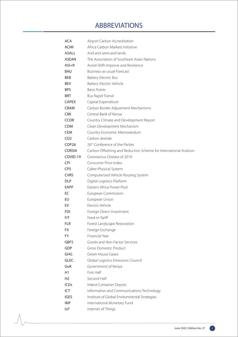 《世界银行-肯尼亚经济更新，2023年6月-确保增长：肯尼亚在脱碳世界中的机遇（英）-66页》 - 第8页预览图