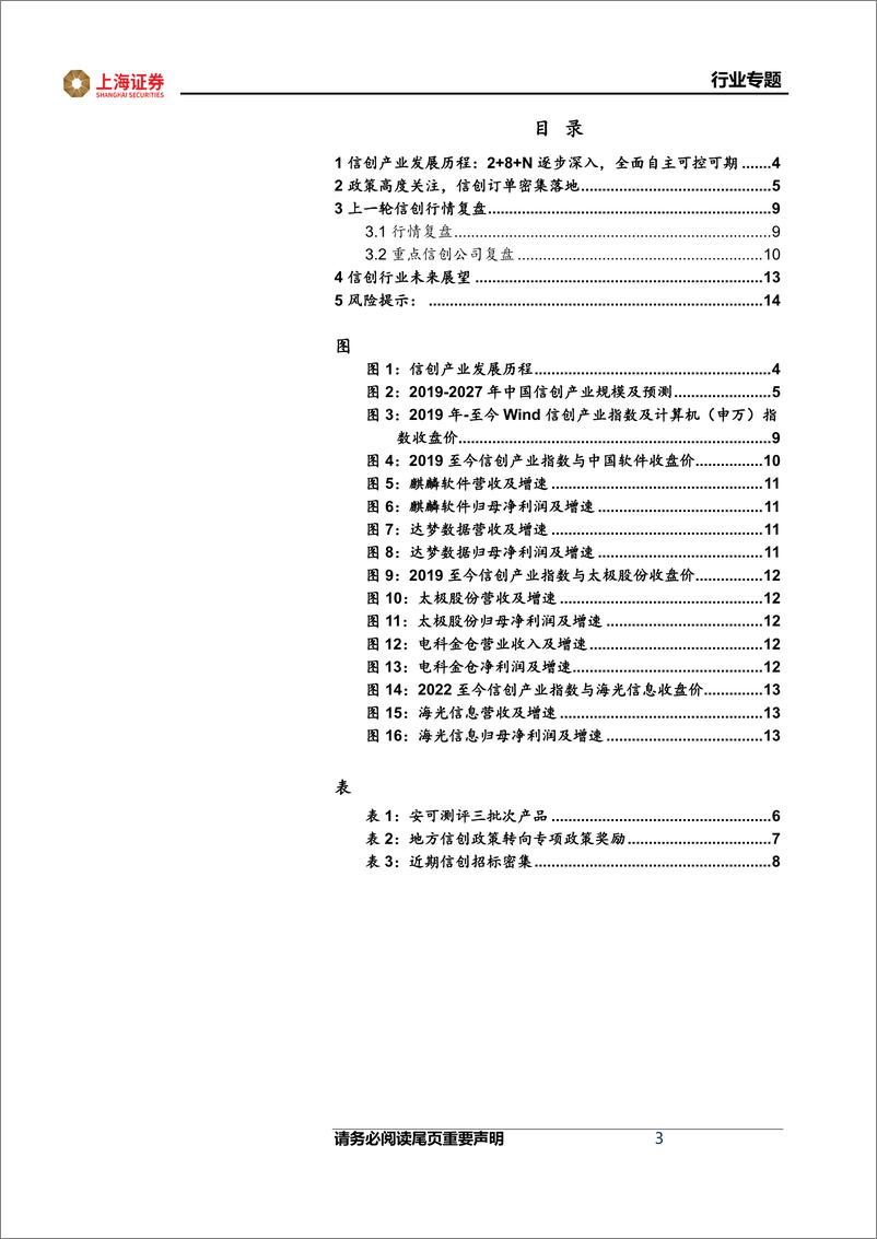 《信创行业复盘与展望：政策高度重视，自主可控加速-241117-上海证券-15页》 - 第3页预览图