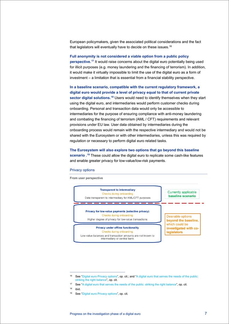 《ECB-公共和私营部门在数字欧元生态系统中的作用（英）-10页》 - 第8页预览图