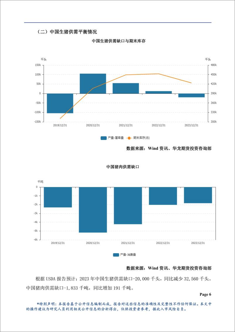 《生猪月报：现货偏强期价走弱，盘面维持底部震荡-20240201-华龙期货-21页》 - 第7页预览图