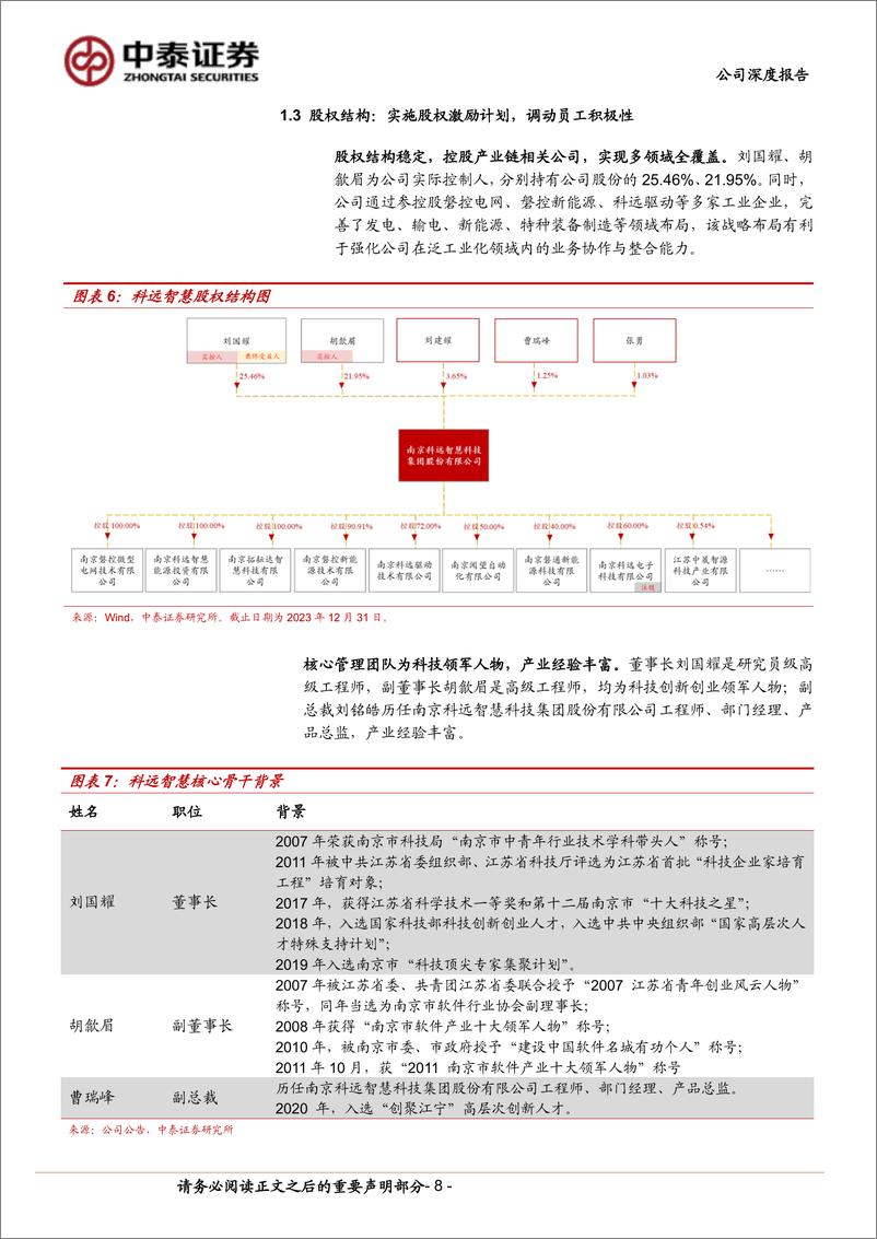 《科远智慧(002380)工控DCS翘楚，国产替代打开全面增长空间-240731-中泰证券-31页》 - 第8页预览图