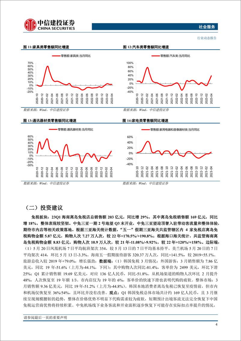 《社会服务行业：酒店房价驱动RevPAR创新高，4月社零数据仍延续复苏态势-20230529-中信建投-29页》 - 第7页预览图