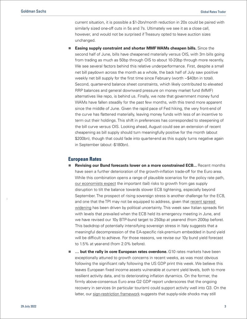 《Global Rates Trade Slowdown fears dominate(1)》 - 第4页预览图