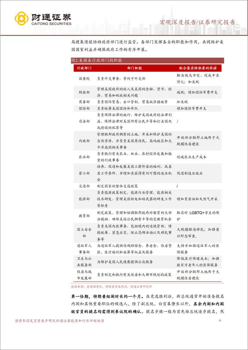 《美国大选深度观察之六：谁会是特朗普的新助手？-241110-财通证券-13页》 - 第4页预览图