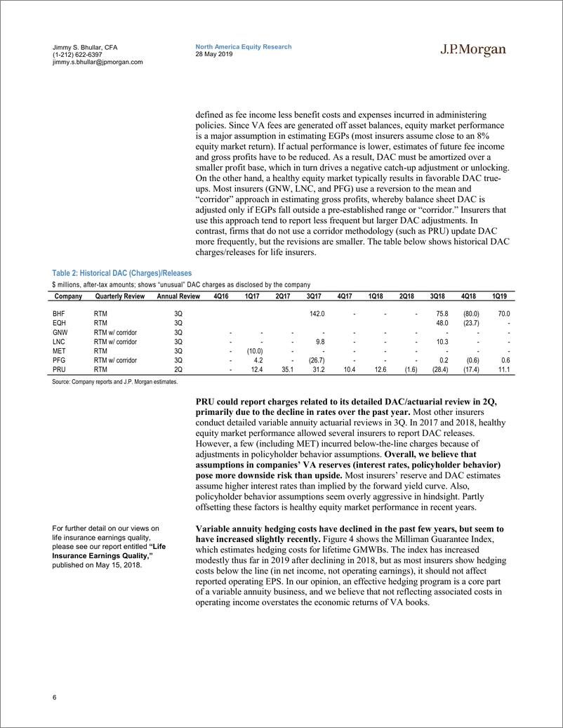 《J.P. 摩根-美股-保险行业-2019年Q2北美可变年金市场趋势-2019.5.28-28页》 - 第7页预览图