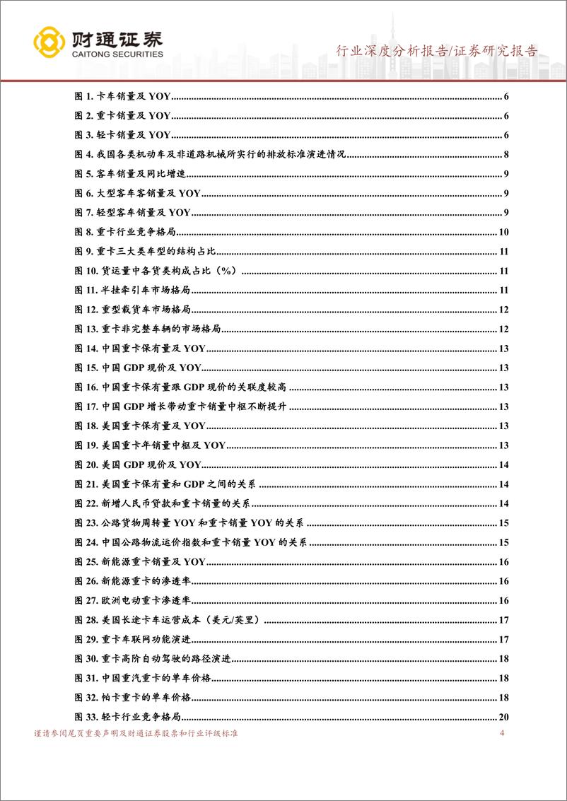 《汽车行业深度分析报告：卡车需求开启新一轮向上周期，卡车需求触底回升，客车需求企稳-20230118-财通证券-30页》 - 第5页预览图