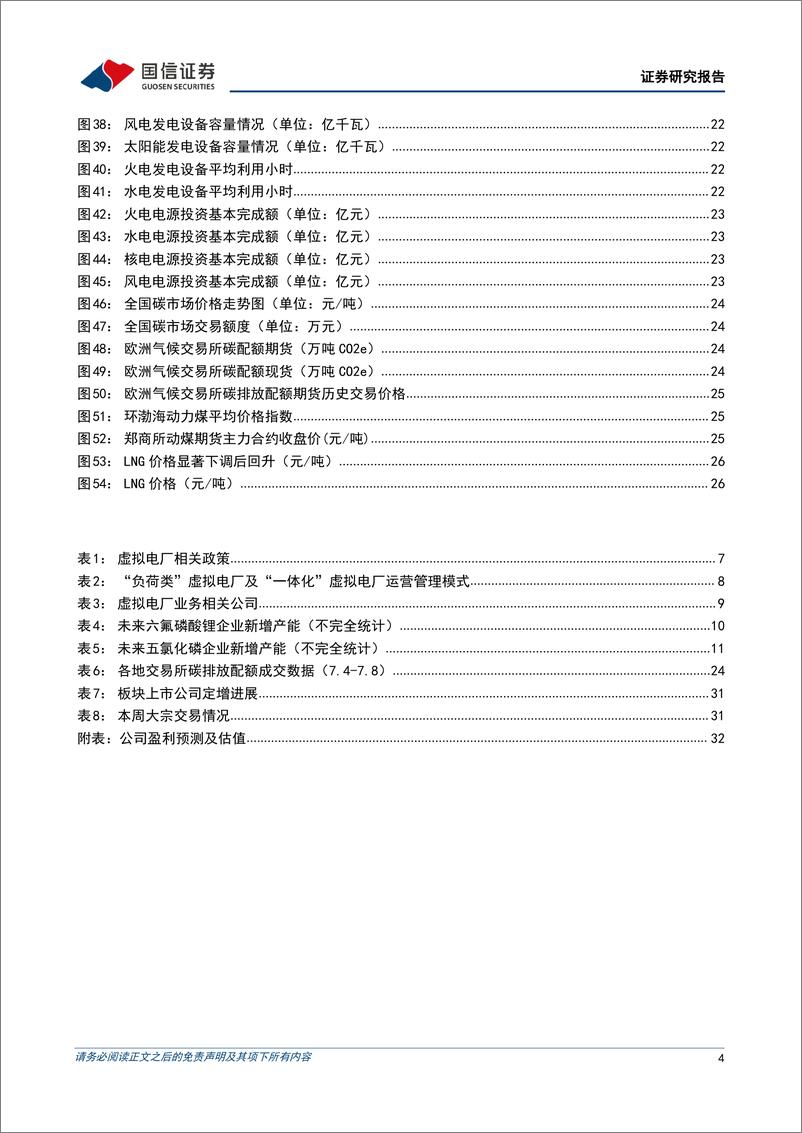 《环保公用行业2022年7月投资策略：“虚拟电厂+电力现货”实现盈利或刺激相关产业发展，抽水蓄能受益现货交易-20220711-国信证券-34页》 - 第5页预览图