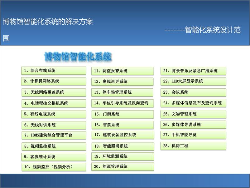 《博物馆智能化系统的解决方案》 - 第3页预览图