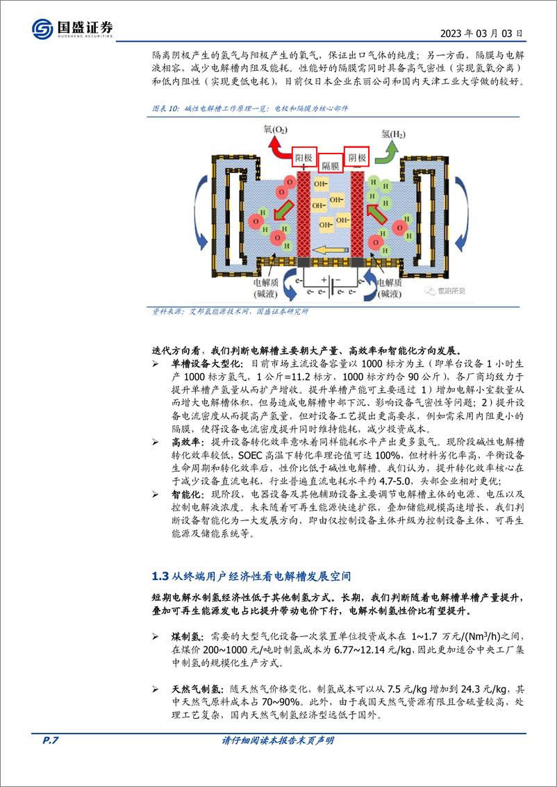 《电力设备行业深度：从电解槽设备看电解水制氢投资机会-20230303-国盛证券-18页》 - 第8页预览图