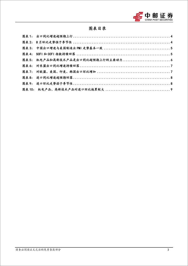 《8月进出口解读：外需韧性与风险共存-240911-中邮证券-12页》 - 第3页预览图