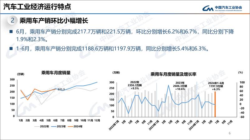 《中汽协：2024年6月中国汽车产销报告》 - 第6页预览图