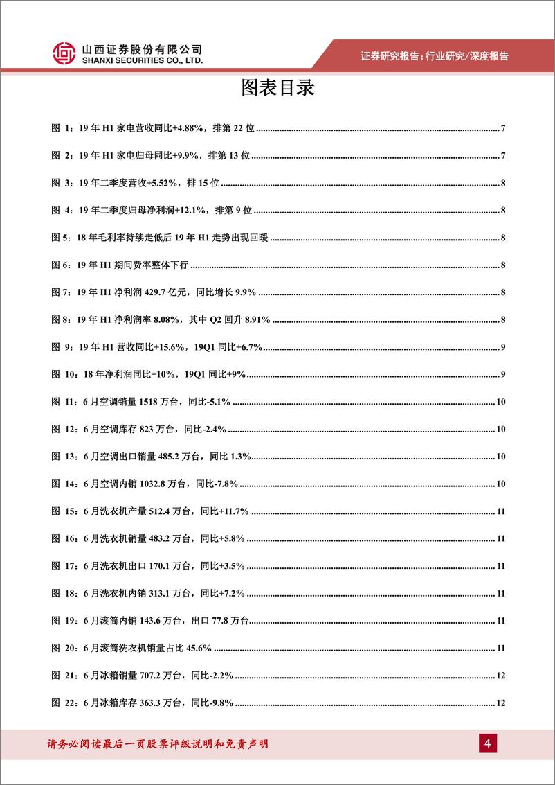 《家电行业中报综述：行业平淡，聚焦头部企业表现-20190905-山西证券-27页》 - 第5页预览图