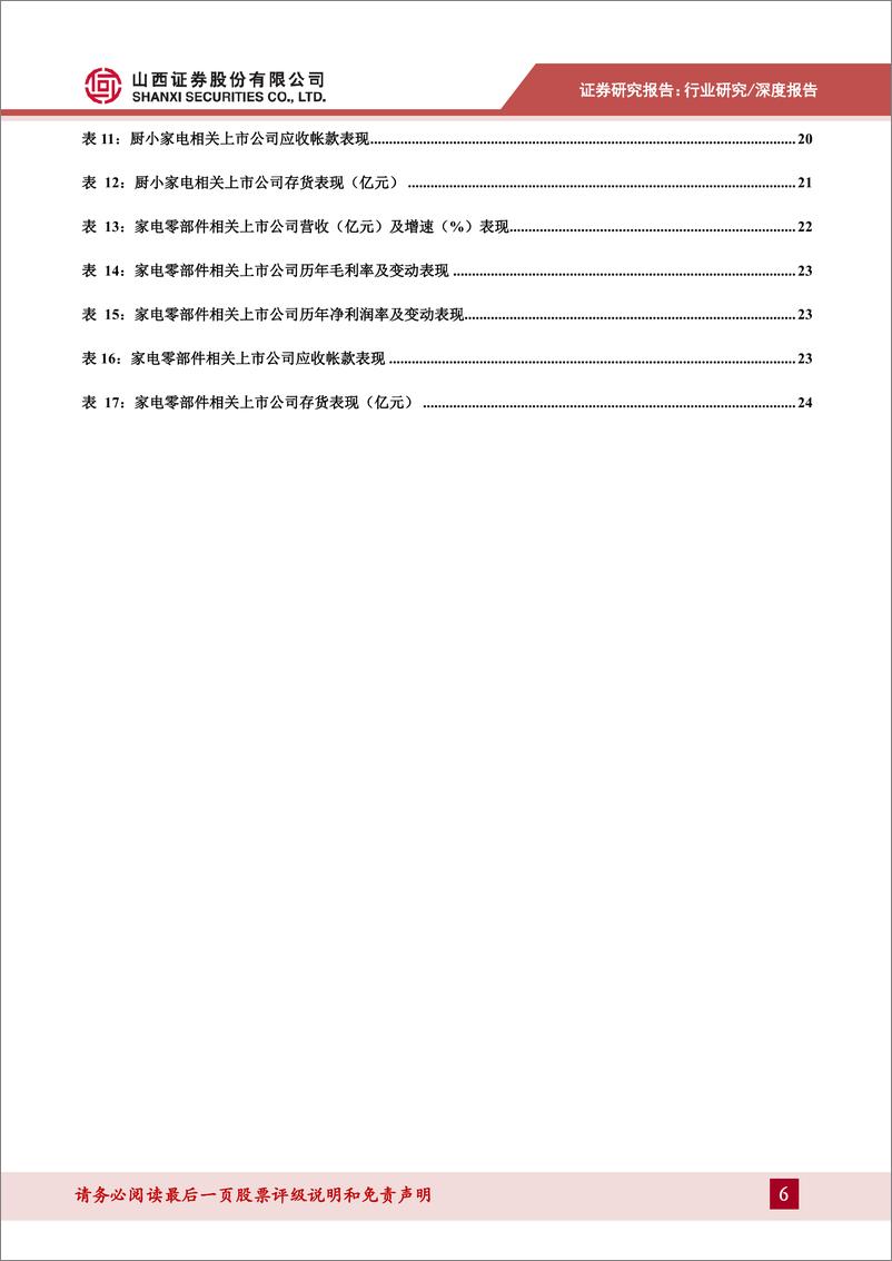 《家电行业中报综述：行业平淡，聚焦头部企业表现-20190905-山西证券-27页》 - 第7页预览图