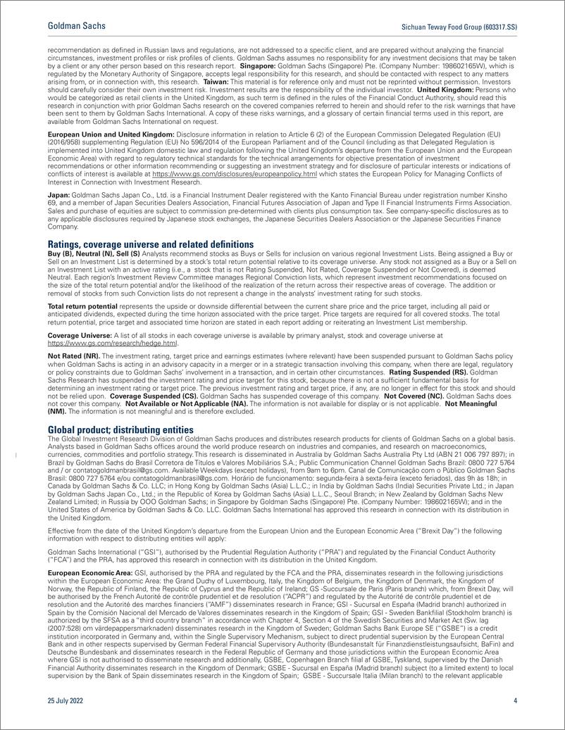 《Sichuan Teway Food Group (603317.SS Data updat Adjusting FY22E quarterly estimates(1)》 - 第5页预览图