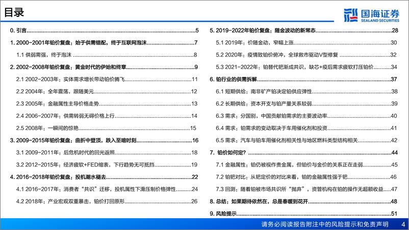 《贵金属行业系列深度（一）：2002022年铂价深度复盘及定价探究-20230919-国海证券-56页》 - 第5页预览图