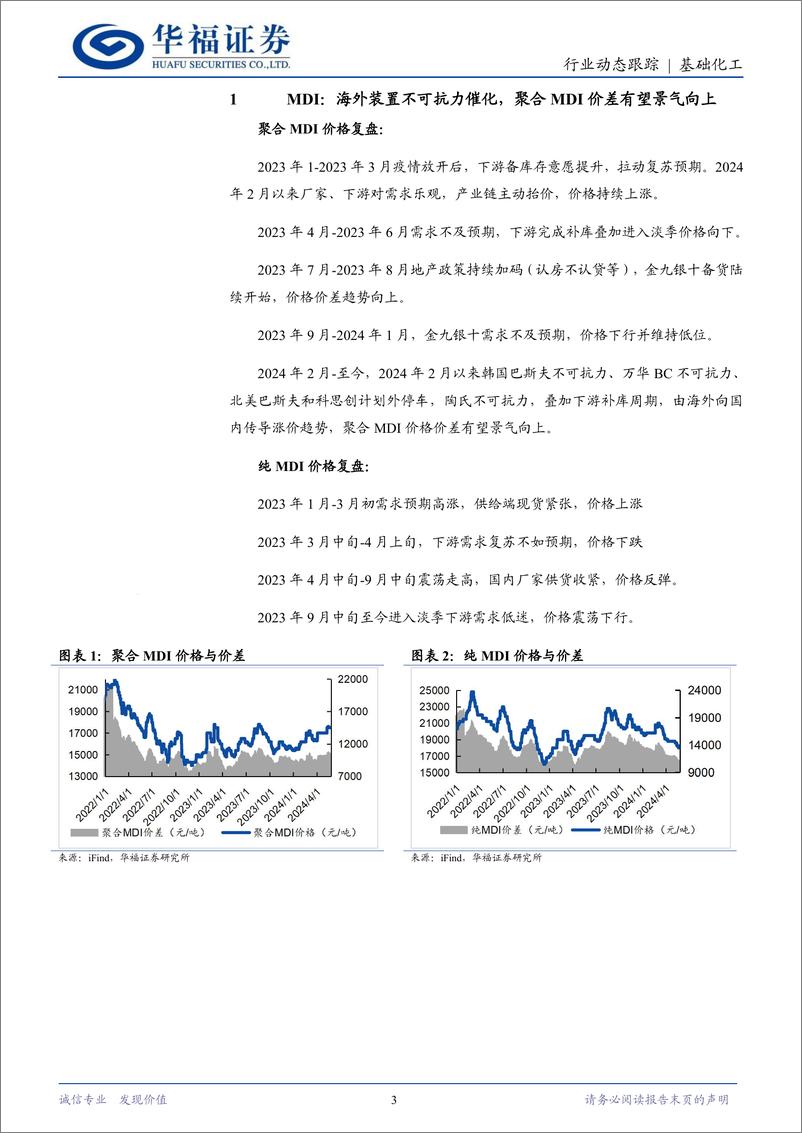 《基础化工行业动态跟踪：海外装置不可抗力，聚合MDI有望景气向上-240526-华福证券-12页》 - 第3页预览图