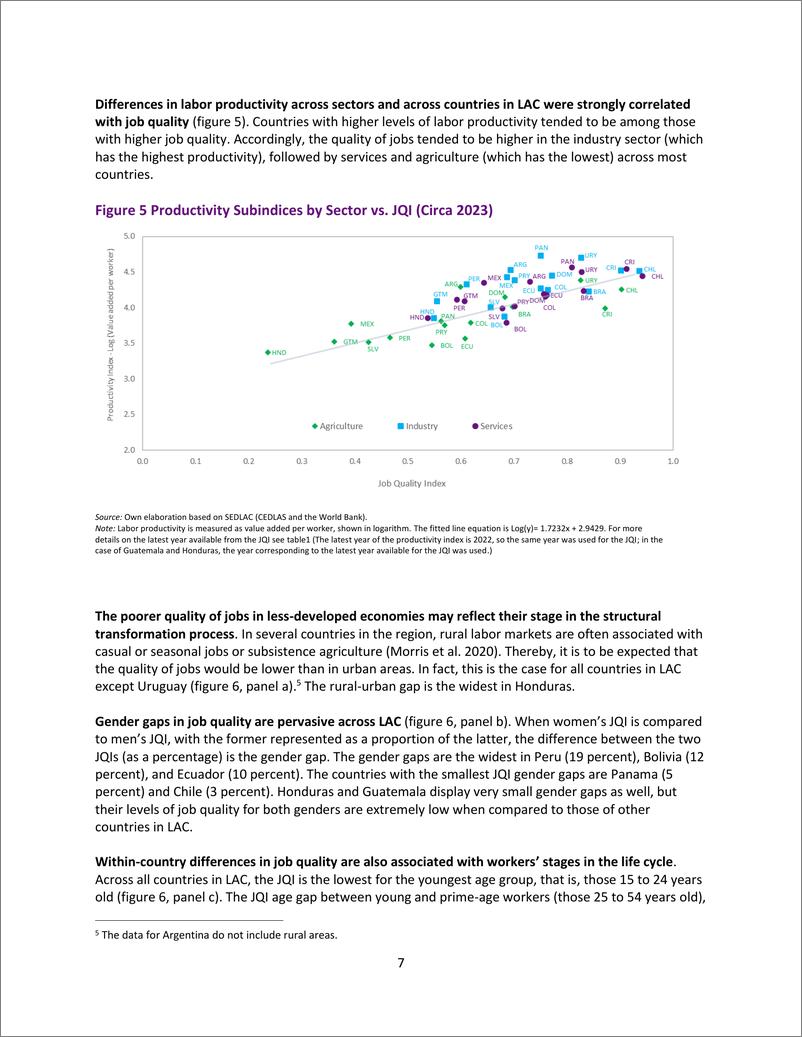 《世界银行-拉丁美洲和加勒比地区的就业质量（英）-2024.10-13页》 - 第7页预览图