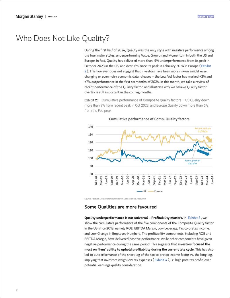 《Morgan Stanley Fixed-Quantitative Equity Research Quant Matters – Who Does Not L...-109178338》 - 第2页预览图