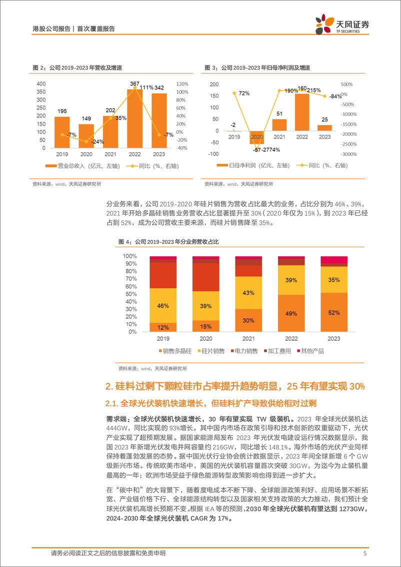 《协鑫科技-3800.HK-十年磨一剑，聚焦颗粒硅跨越行业周期-240508-天风证券-16页》 - 第5页预览图