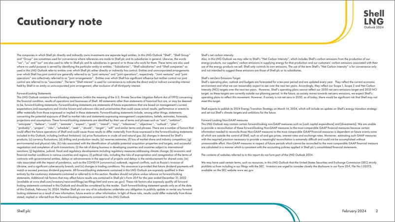 《壳牌液化天然气（LNG）前景报告2024》 - 第2页预览图