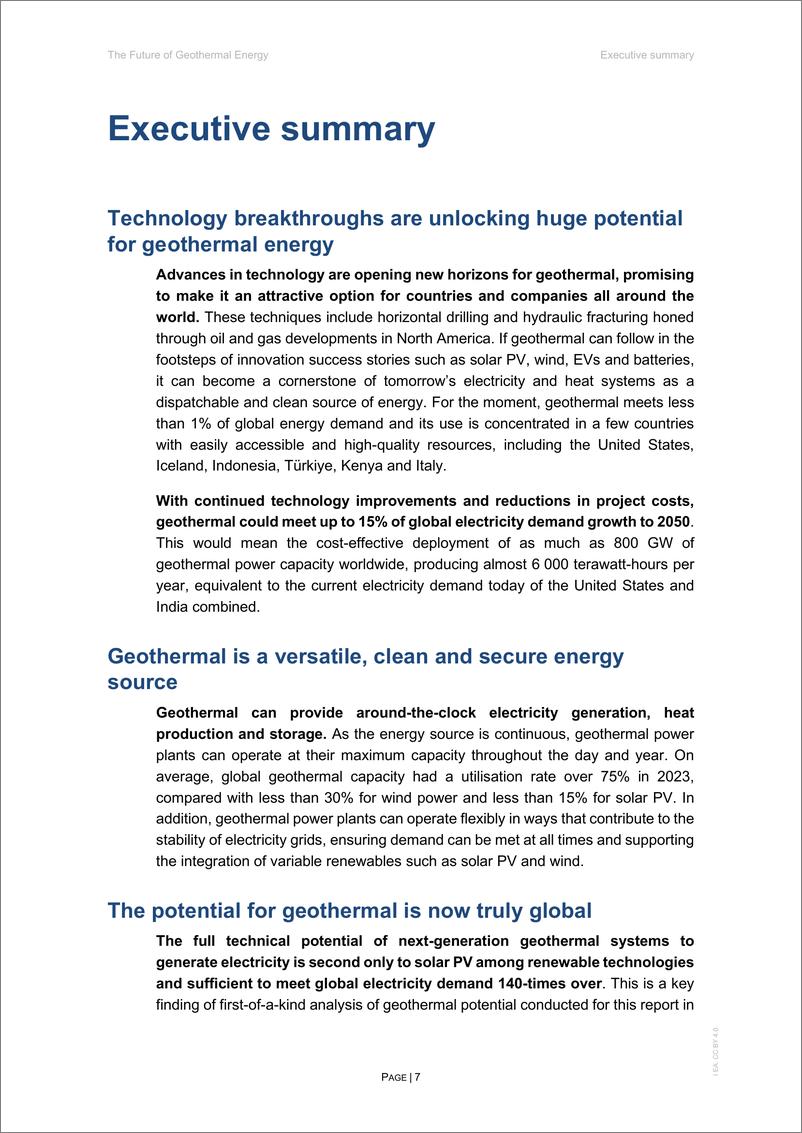 《IEA国际能源署_2024年地热能的未来报告_英文版_》 - 第7页预览图