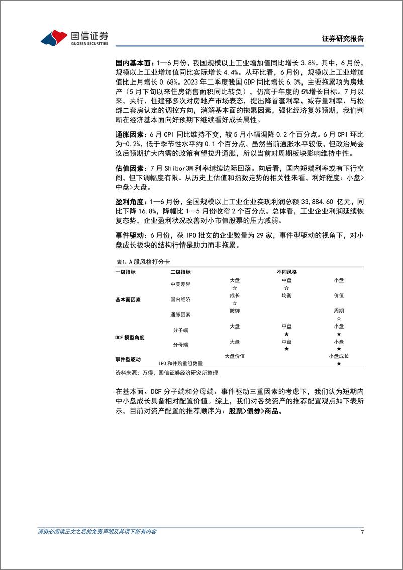 《策略月报：宽信用预期形成，成长再迎升势-20230804-国信证券-29页》 - 第8页预览图