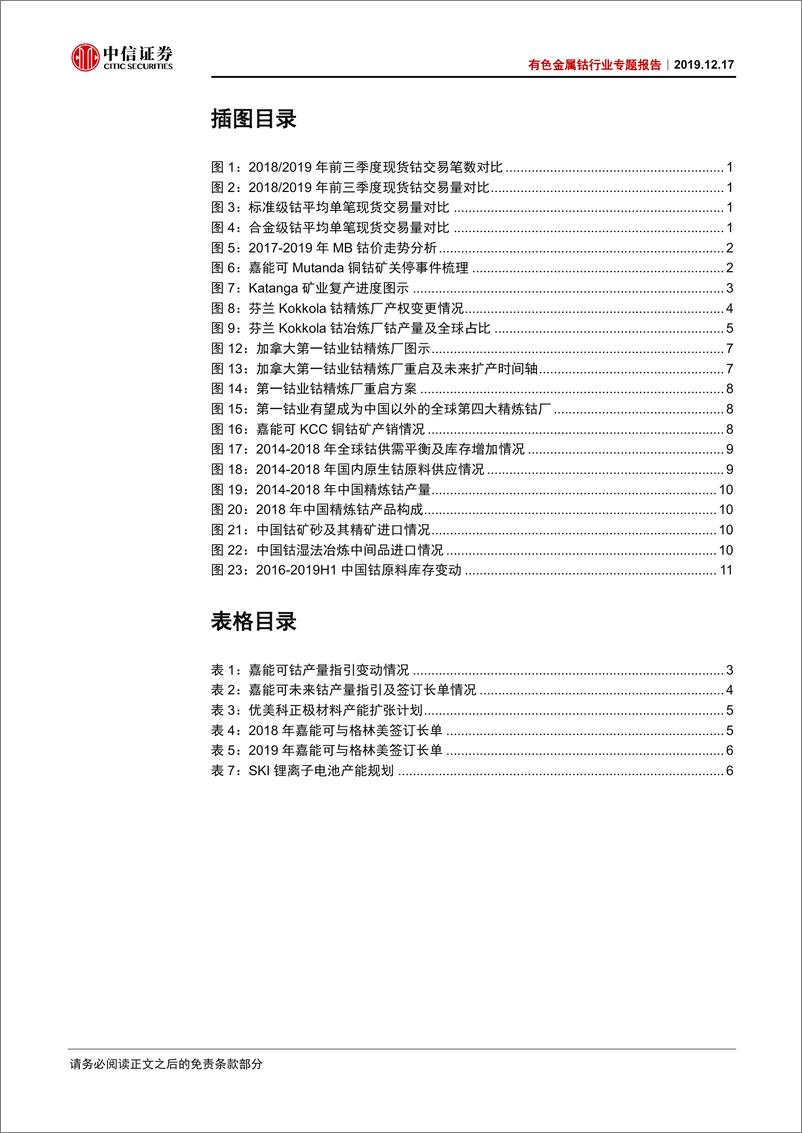 《有色金属钴行业专题报告：长单签订和库存下降支撑2020年钴价反弹-20191217-中信证券-16页》 - 第4页预览图