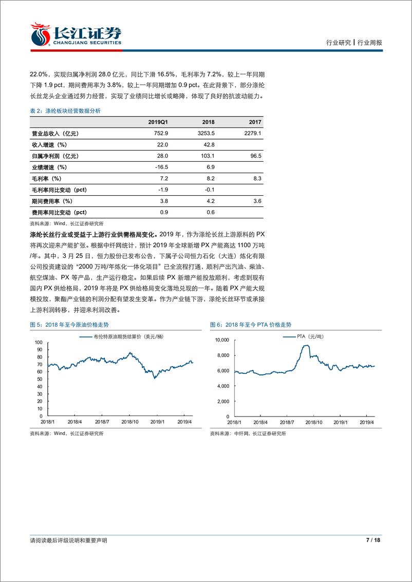 《基础化工行业18年报及19年一季报综述：景气高位回落，分化明显-20190505-长江证券-18页》 - 第8页预览图