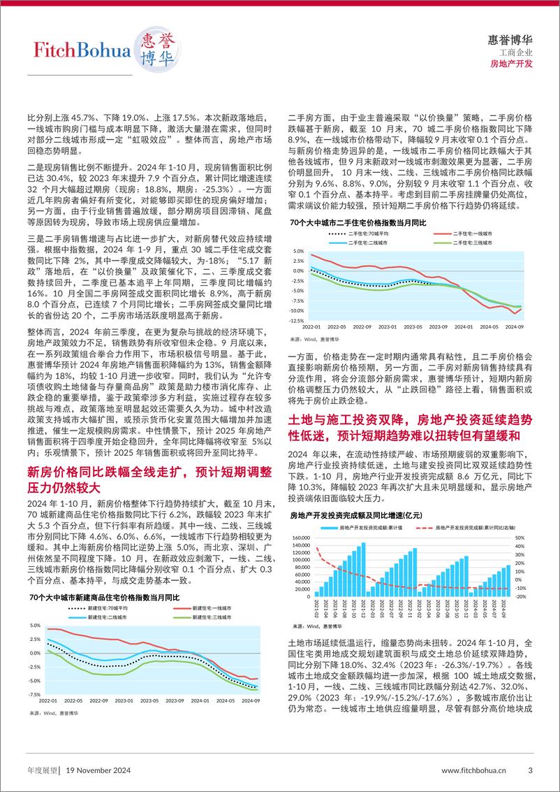 《惠誉博华_2025年信用展望报告_房地产开发》 - 第3页预览图