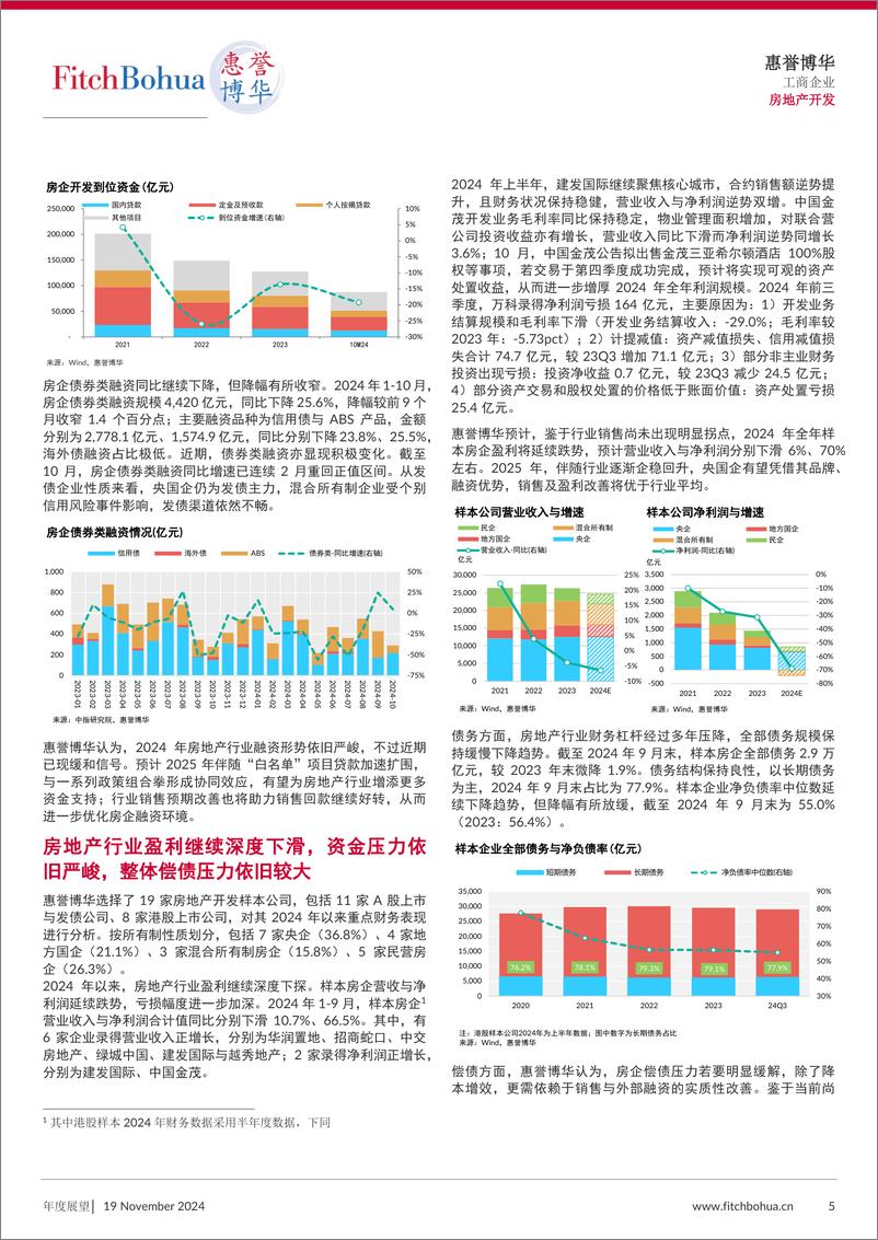 《惠誉博华_2025年信用展望报告_房地产开发》 - 第5页预览图