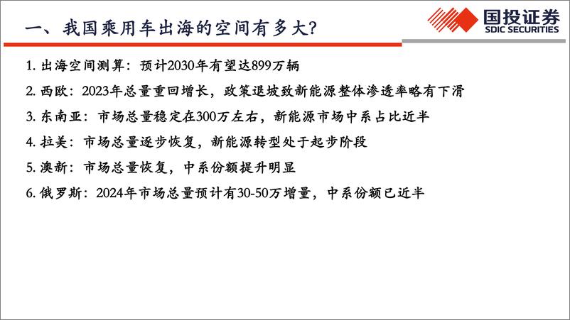 《国投证券-中国汽车全球化：出海塑新格局，挑战中迎新机》 - 第4页预览图