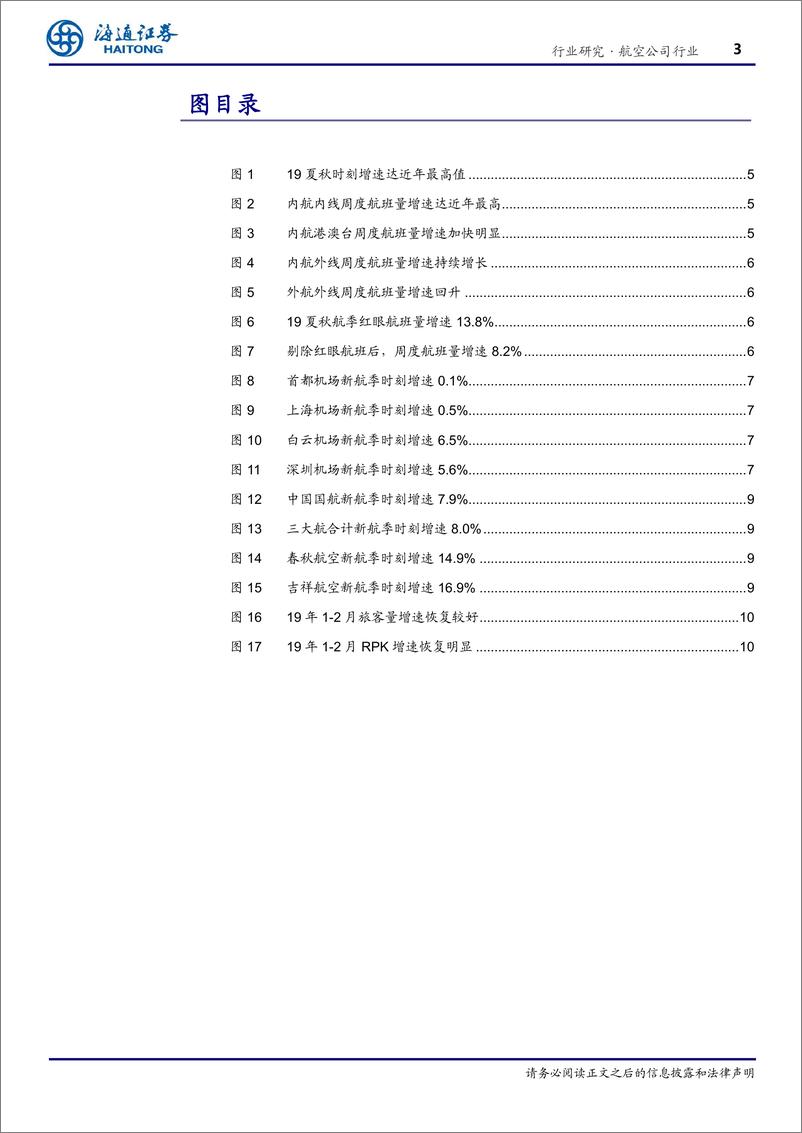 《航空行业专题报告：新航季时刻表解读，兼航空供需、业绩展望-20190327-海通证券-16页》 - 第4页预览图