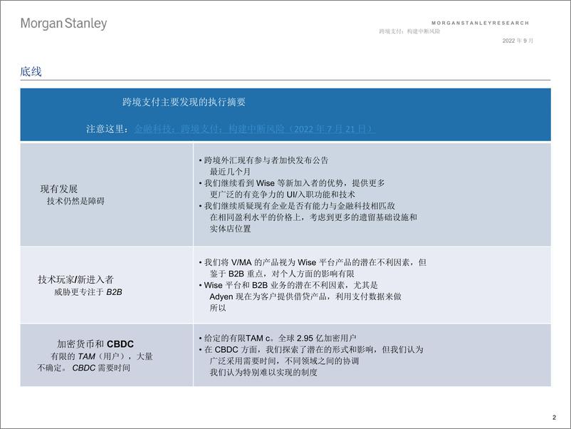 《支付与金融科技行业：跨境支付，构建中断风险》 - 第2页预览图