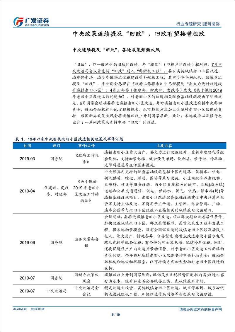 《建筑装饰行业专题报告：“旧改”政策暖风频吹，行业空间几何？-20190807-广发证券-19页》 - 第6页预览图